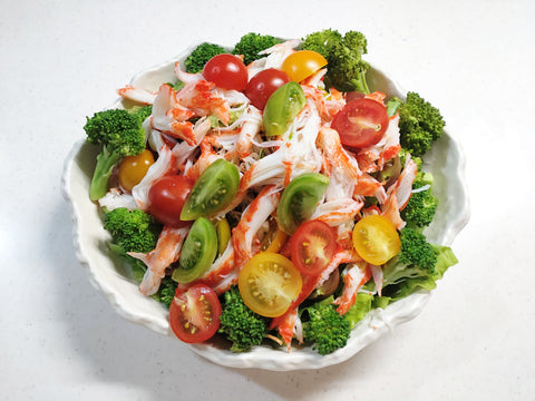 カニサラダの作り方｜おしゃれな盛り付けとドレッシング