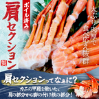 【北海道産】紅ズワイガニ肩セクション1.0kg