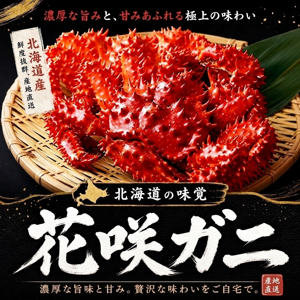 花咲ガニ約800g